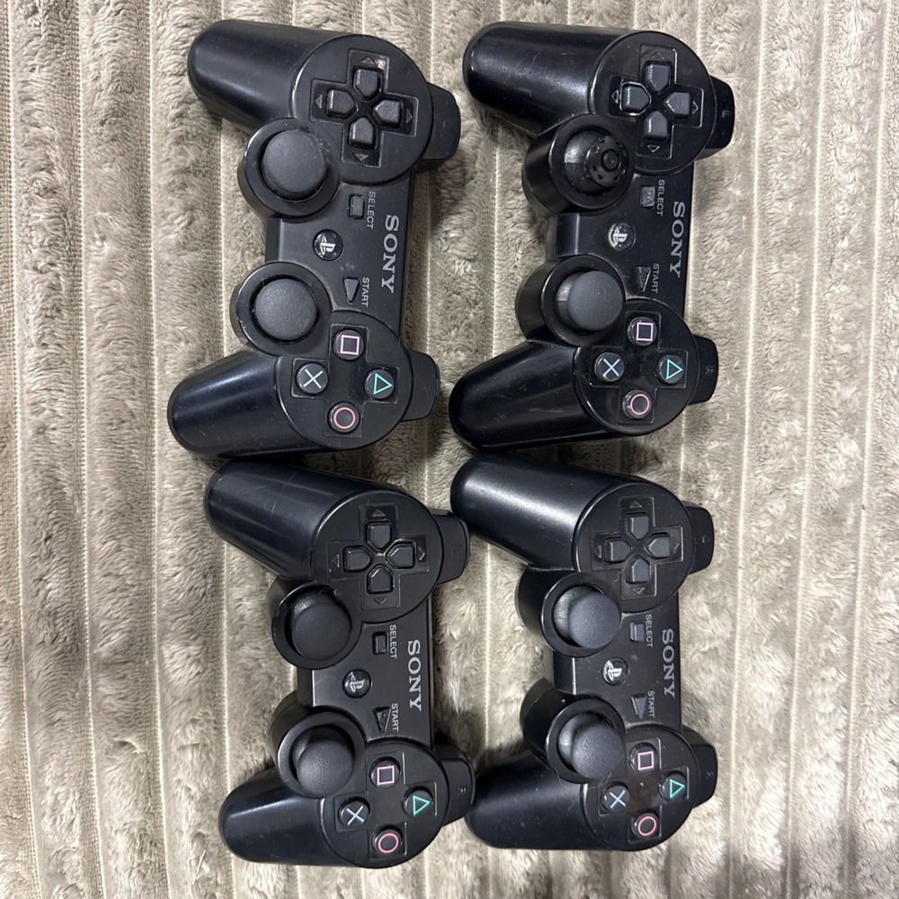 Sony Bundle PlayStation PS4 CUH-1001A PS3 Slim CECH-2501A 29 Games 4 Controllers - Picture 14 of 15